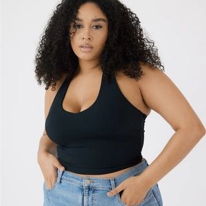 Klassy Network Black Halter Brami (crop)